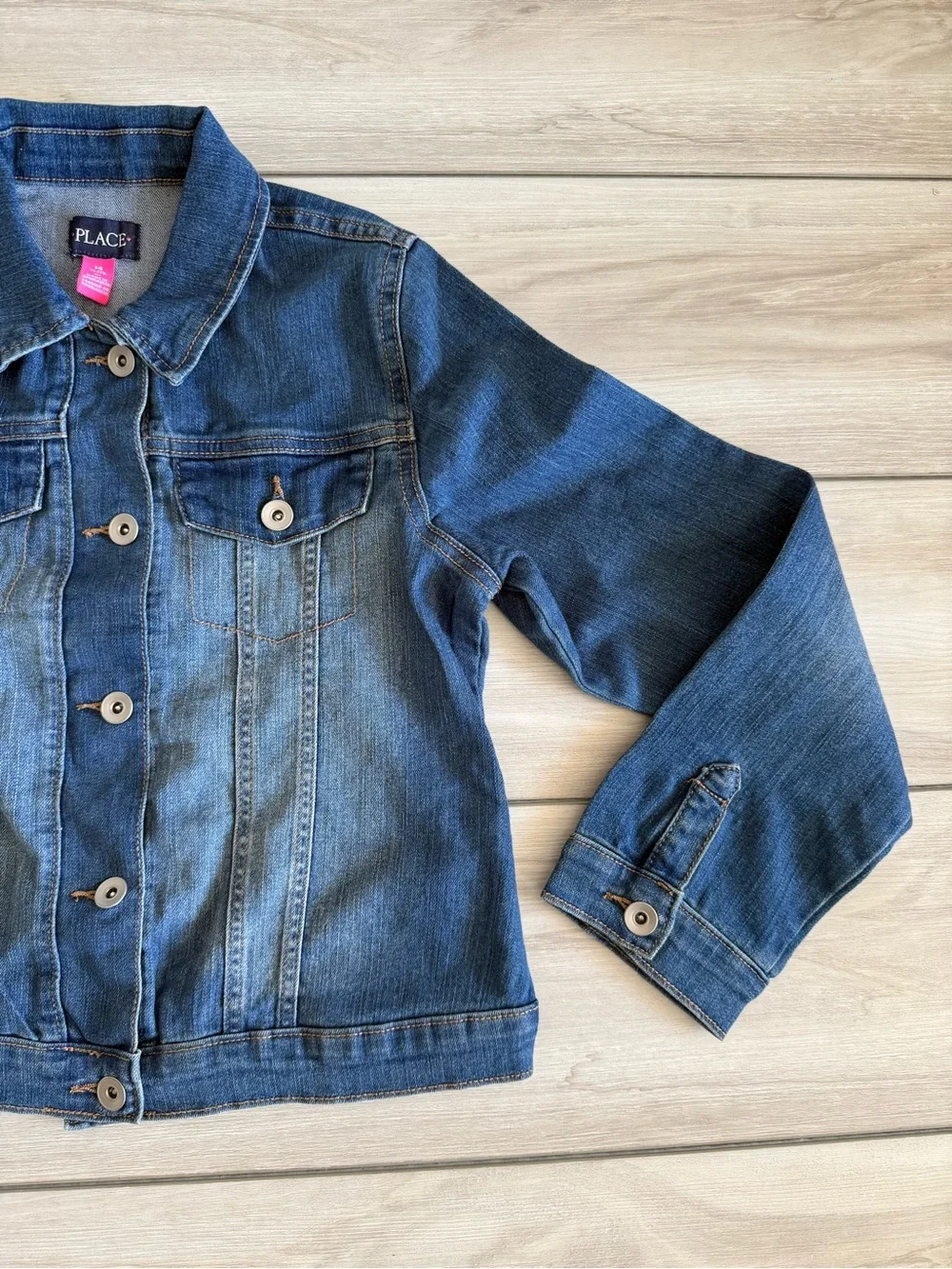 The Children's Place Denim Jacket Blue XL NWT